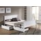 Alaterre Furniture Harmony Full Wood Platform Bed with Storage Drawers, White AJHO20WHS - alternate 2